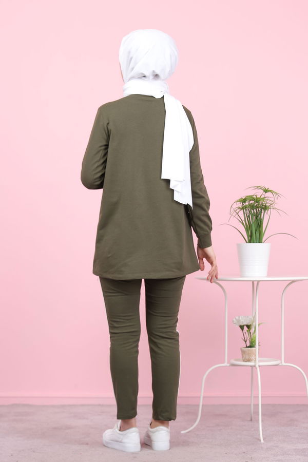 8399 TUNİK PANTOLON Haki - 8399 HAKİ