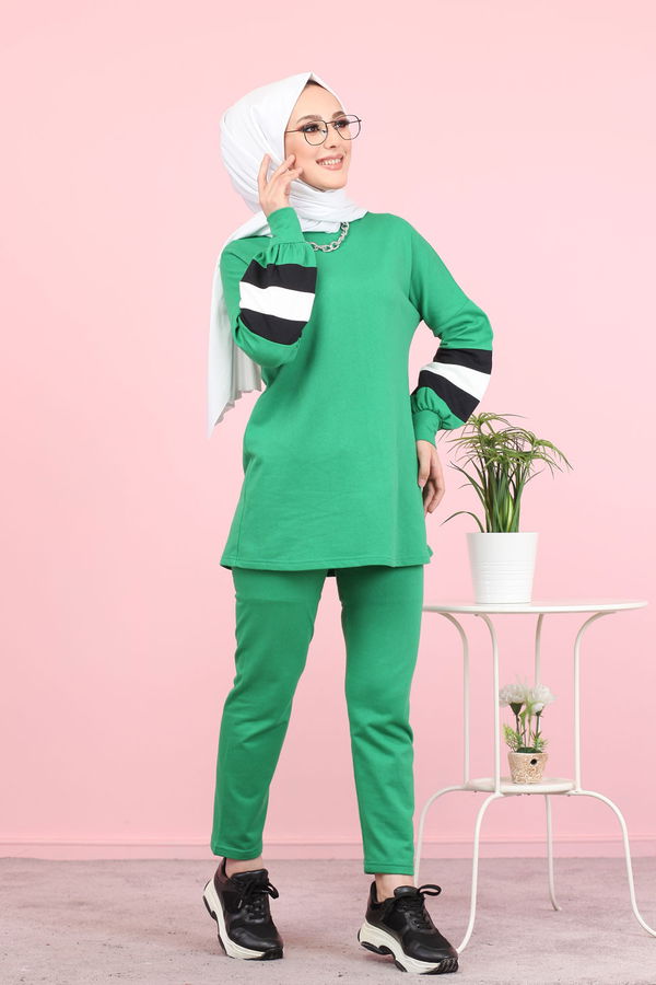 1362 TUNİK PANTOLON Yeşil - 1362 YEŞİL