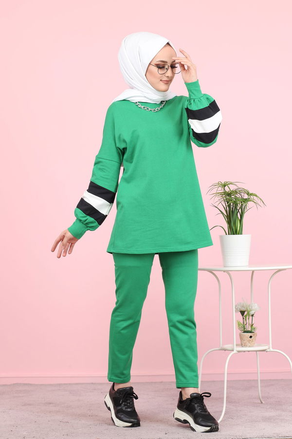 1362 TUNİK PANTOLON Yeşil - 1362 YEŞİL