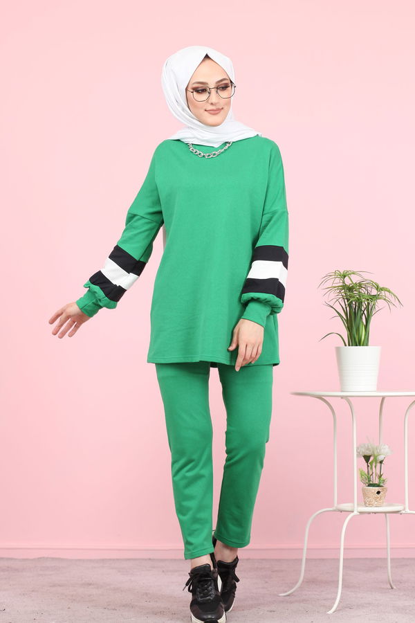 1362 TUNİK PANTOLON Yeşil - 1362 YEŞİL