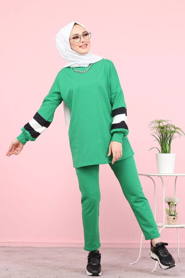 1362 TUNİK PANTOLON Yeşil - 1362 YEŞİL
