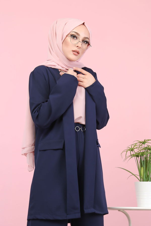 CEKET PANTOLON Lacivert - 8398