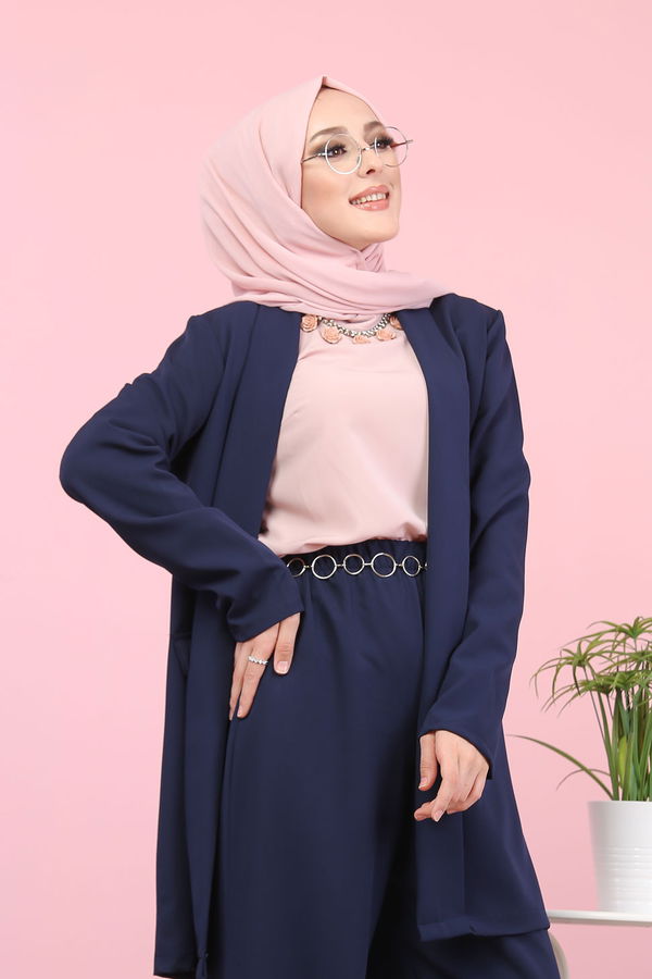 CEKET PANTOLON Lacivert - 8398