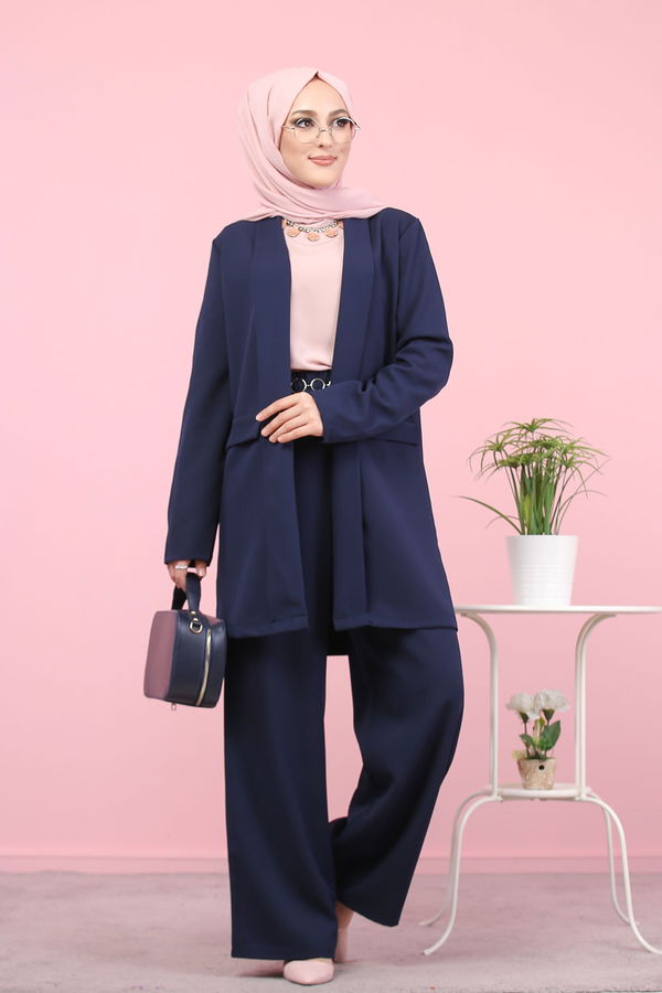 CEKET PANTOLON Lacivert - 8398