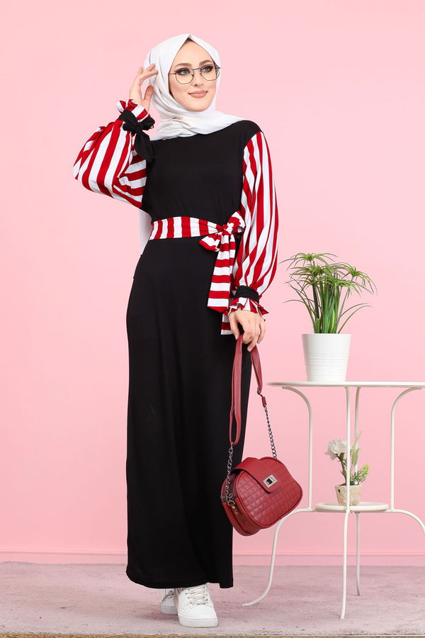 5261 ELBİSE Bordo - 5261