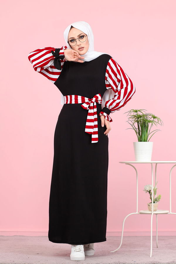 5261 ELBİSE Bordo - 5261
