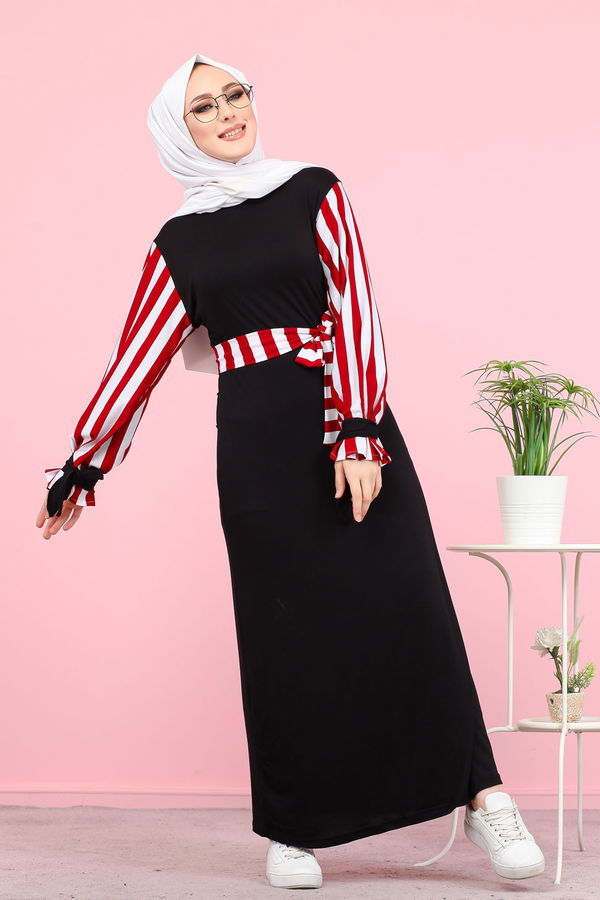 5261 ELBİSE Bordo - 5261