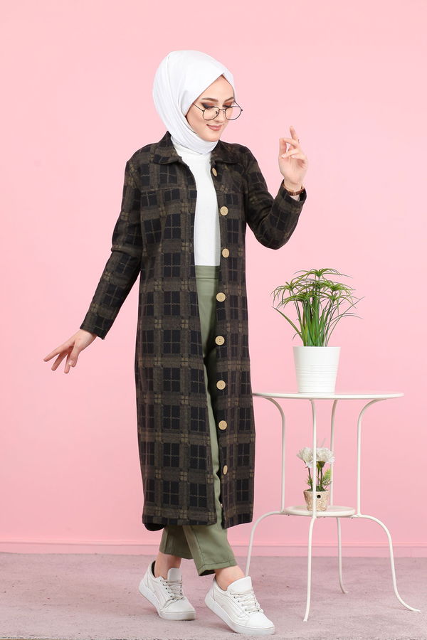 8439 JAKARLI ELBİSE Siyah - 8439 SİYAH
