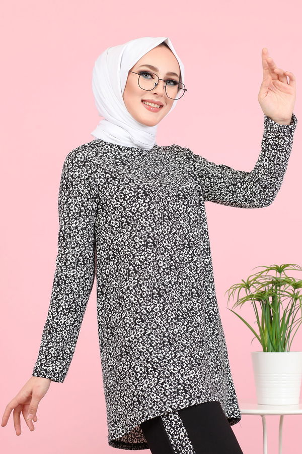 3073 TUNİK PANTOLON Siyah - 3073