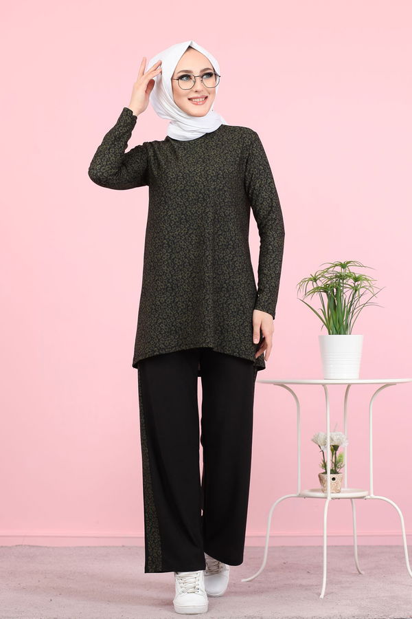 3073 TUNİK PANTOLON Haki - 3073 HAKİ