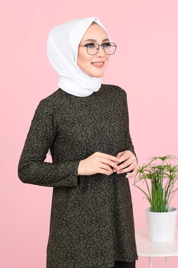 3073 TUNİK PANTOLON Haki - 3073 HAKİ