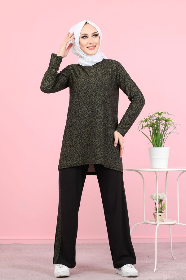 3073 TUNİK PANTOLON Haki - 3073 HAKİ