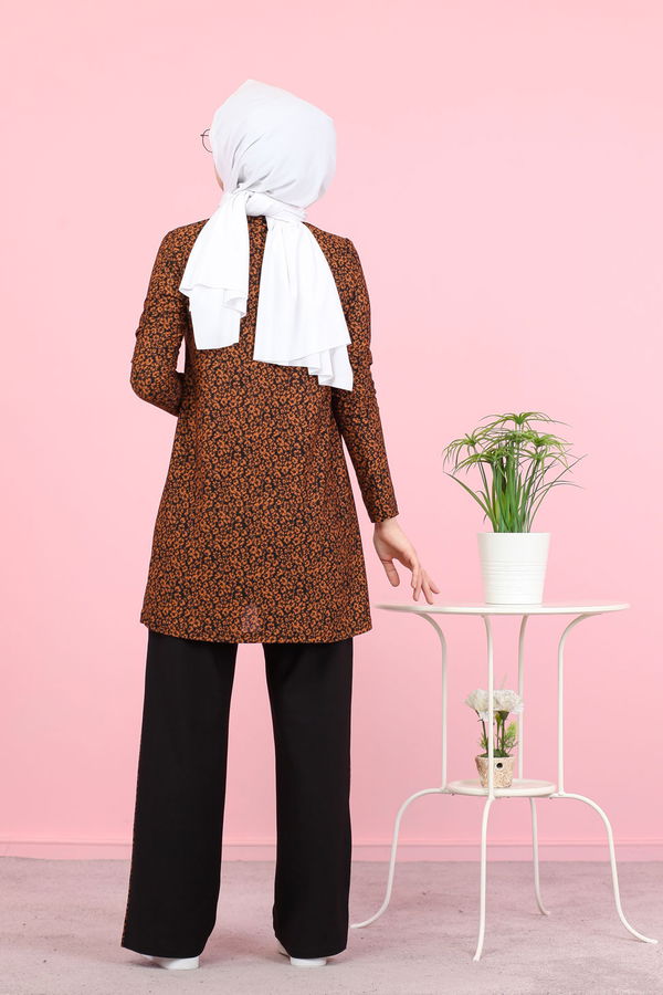 3073 TUNİK PANTOLON Taba - 3073