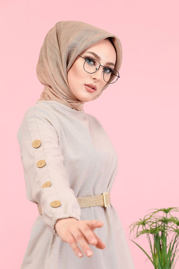 8356 TUNIK PANTOLON Bej - 8356