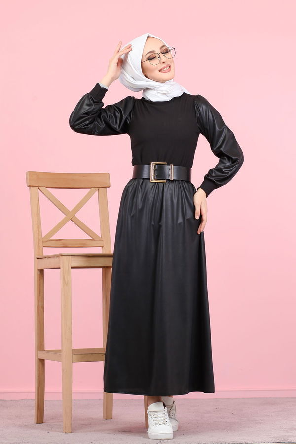 Bluz Etek Kombin  Siyah - 1348