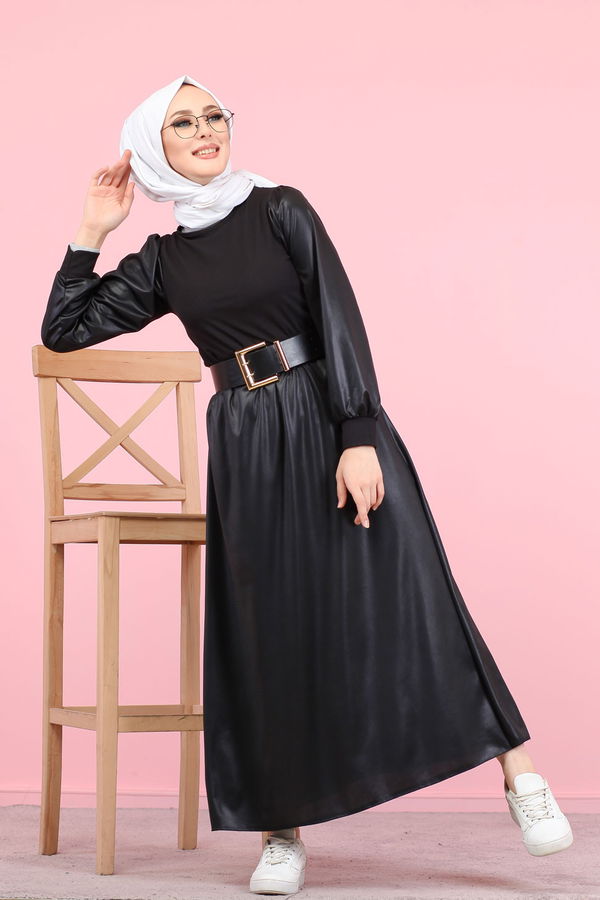Bluz Etek Kombin  Siyah - 1348