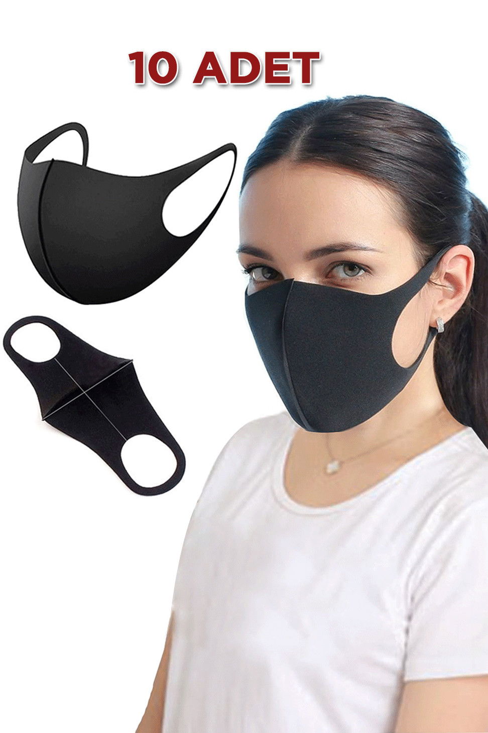 Lacivert 8484 Nanoteknoloji Maske 10 lu  - 8484 LACİVERT