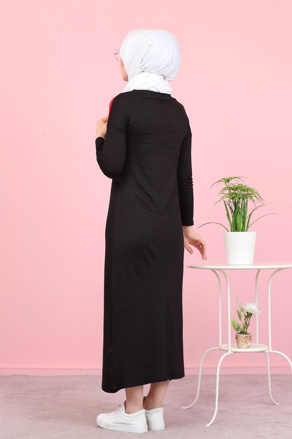 3081 GARNİLİ TUNİK Kırmızı - 3081