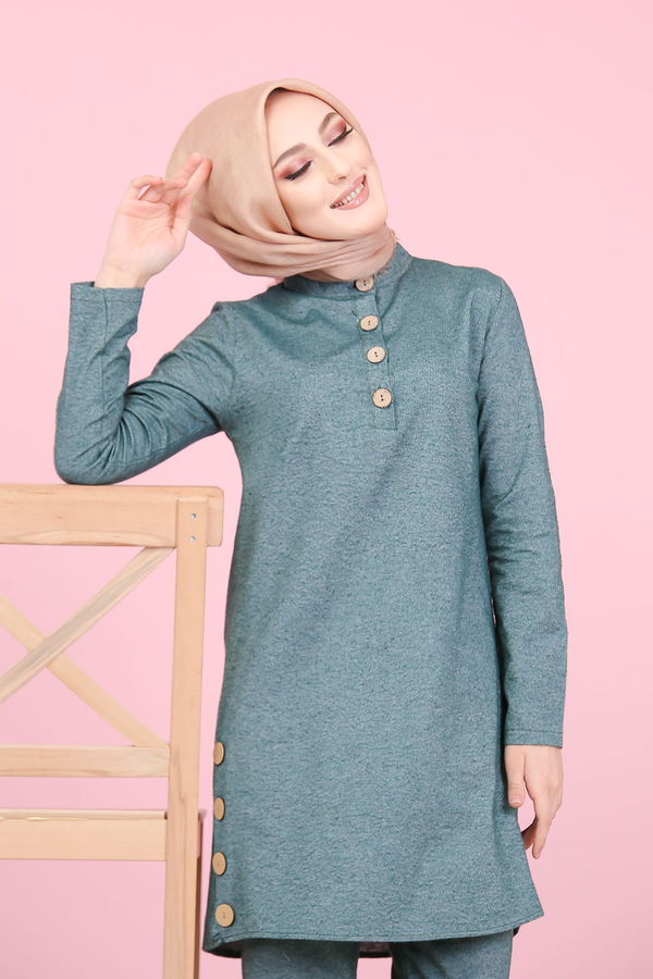 3014 Tunik Pantolon Yeşil - 3014