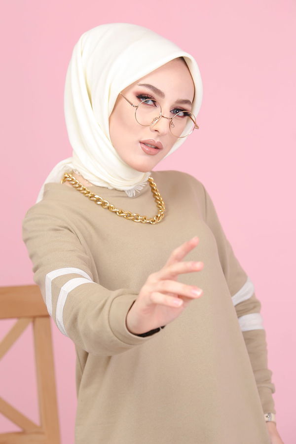 GARNILI ELBISE Vizon - 3080