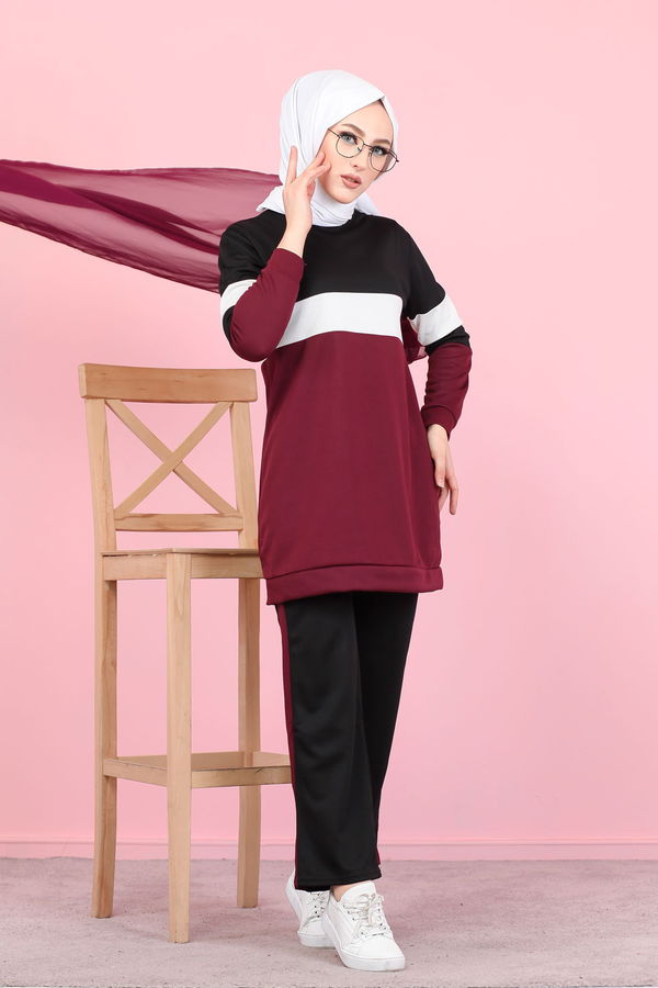 TUNIK PANTOLON Mürdüm - 6570