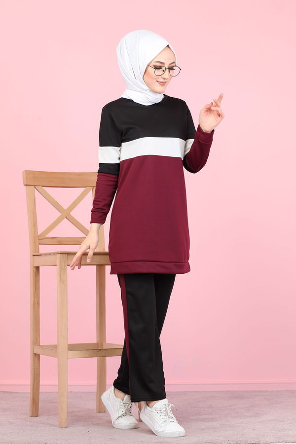 TUNIK PANTOLON Mürdüm - 6570