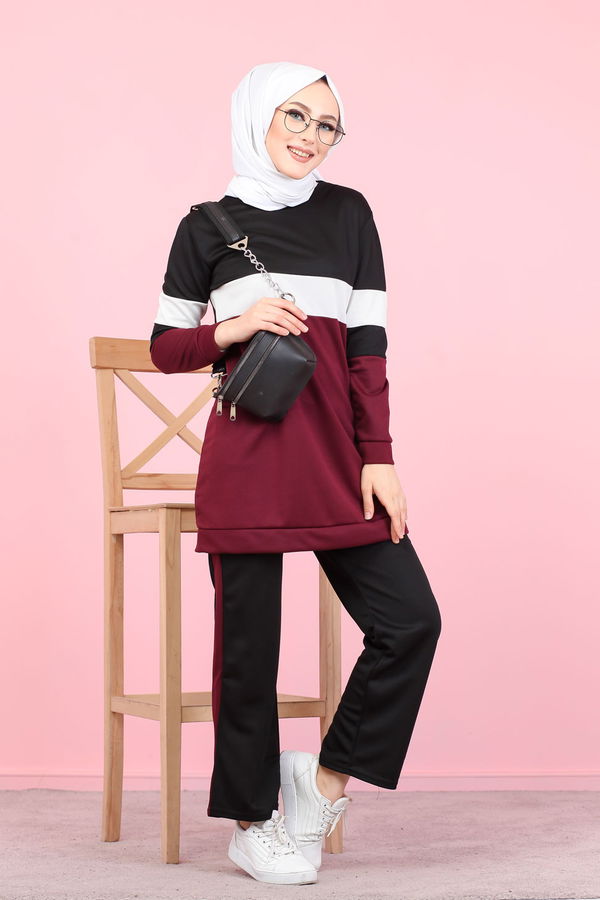 TUNIK PANTOLON Mürdüm - 6570