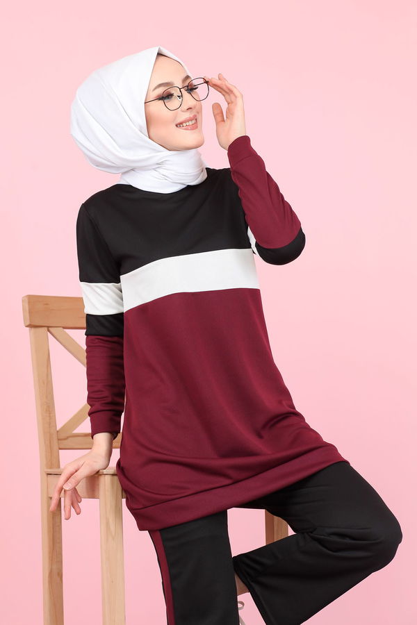 TUNIK PANTOLON Mürdüm - 6570