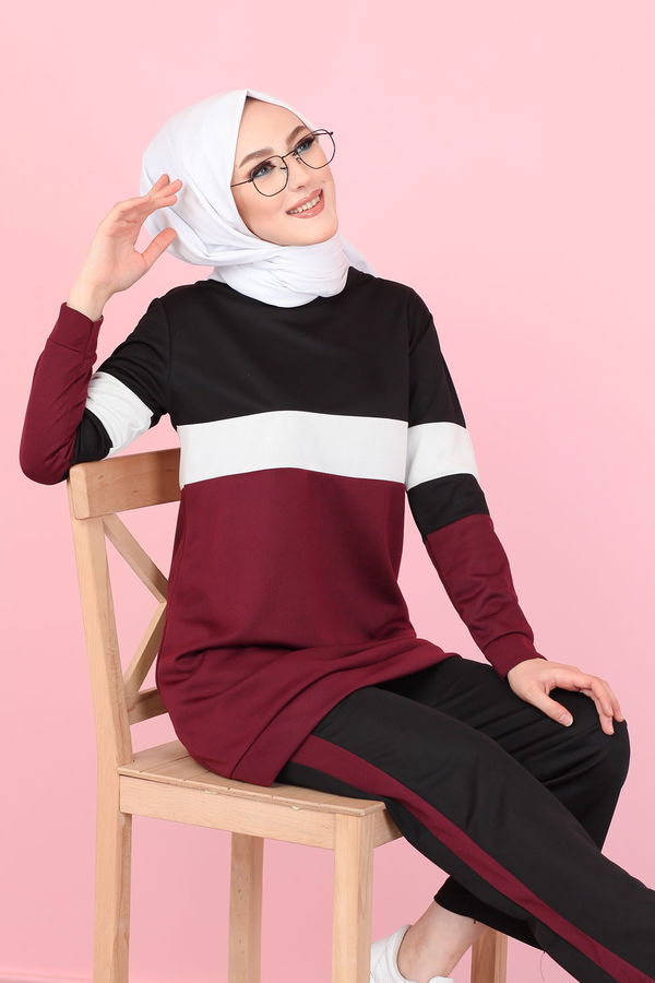 TUNIK PANTOLON Mürdüm - 6570