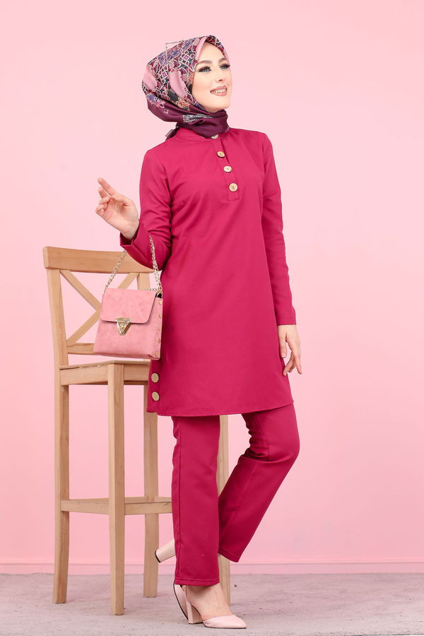 Tunik Pantolon Fuşya - 8432