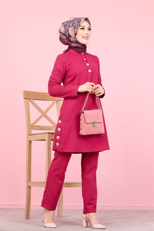 Tunik Pantolon Fuşya - 8432