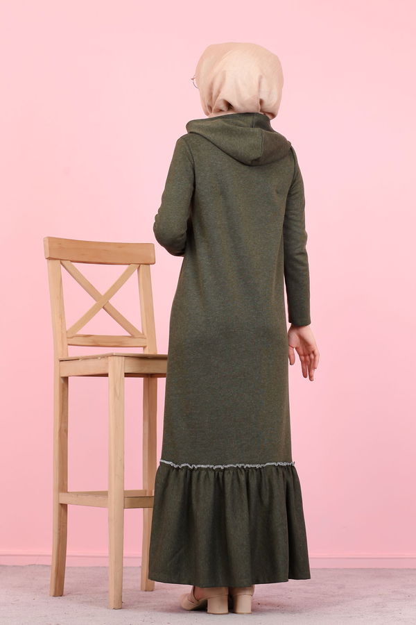 Elbise Siyah  Haki - 5159 HAKİ