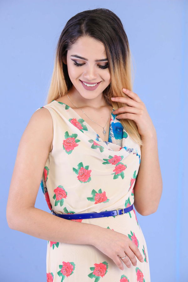 4040JİLE KEMER Bej - 4040