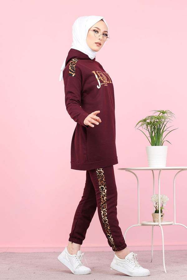 Tunık + Pantolon Mor - 8328 MOR