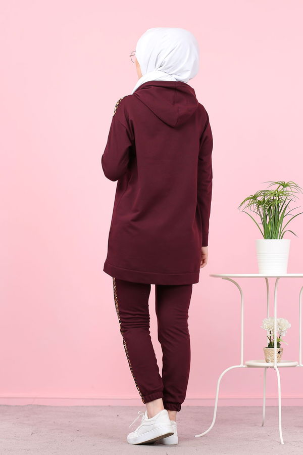 Tunık + Pantolon Mor - 8328 MOR
