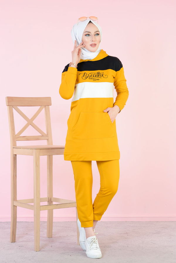 TUNIK PANTOLON Sarı - 2813 Sarı