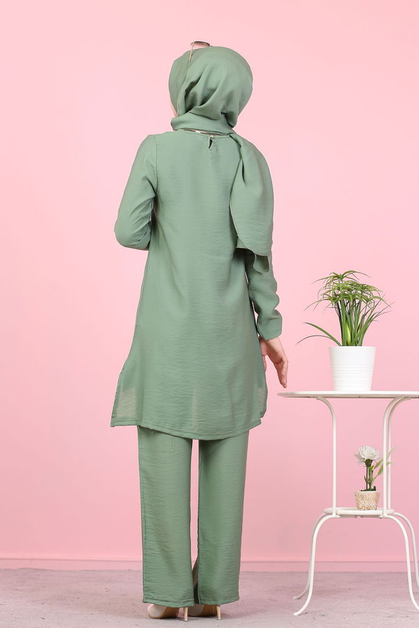 3030 TUNIK PANTOLON ŞAL Haki - 3030 HAKİ