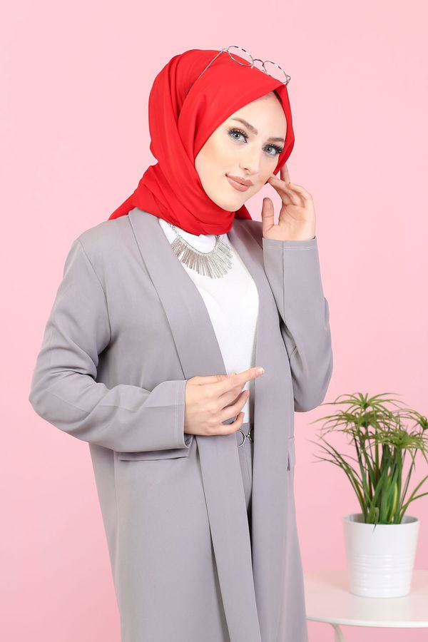 CEKET PANTOLON Gri - 8398