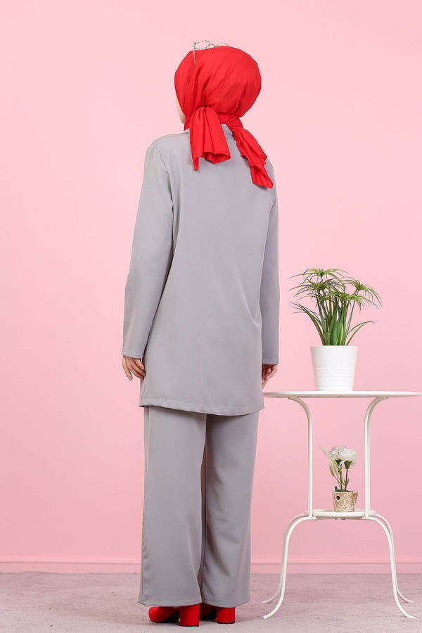CEKET PANTOLON Gri - 8398