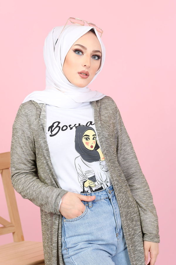 3047 HIRKA TUNİK KOMBİN Siyah - 3047