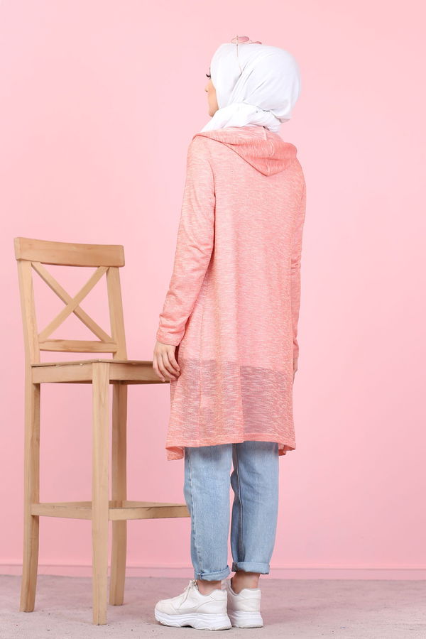 3047 HIRKA TUNİK KOMBİN Pembe - 3047