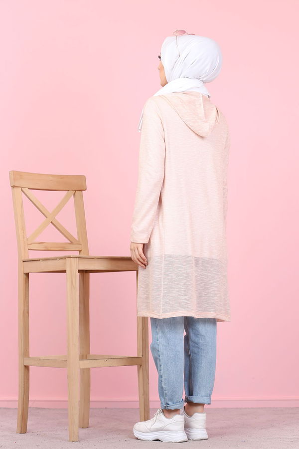 3047 HIRKA TUNİK KOMBİN Pembe - 3047