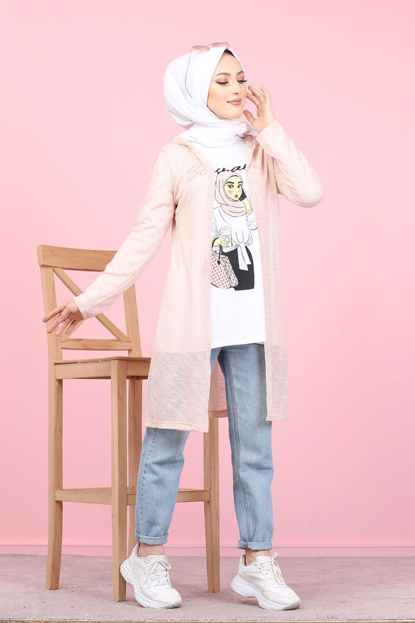 3047 HIRKA TUNİK KOMBİN Pembe - 3047