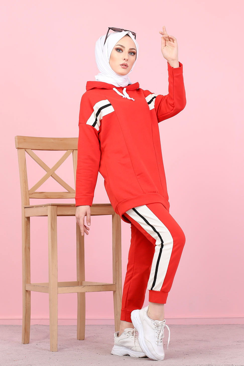 TUNIK PANTOLON Kırmızı - 3094 Kırmızı