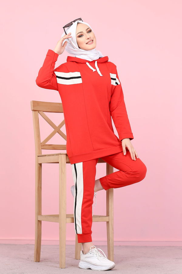 TUNIK PANTOLON Kırmızı - 3094 Kırmızı
