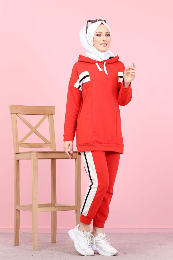 TUNIK PANTOLON Kırmızı - 3094 Kırmızı