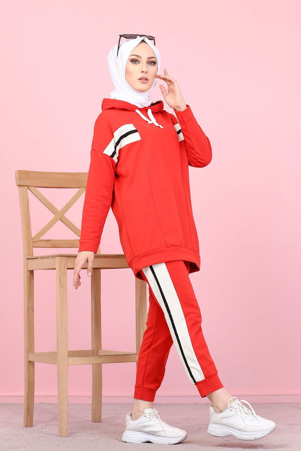 TUNIK PANTOLON Kırmızı - 3094 Kırmızı