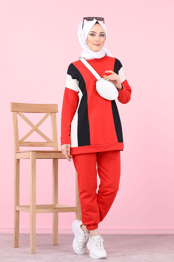 TUNIK PANTOLON Kırmızı - 3097