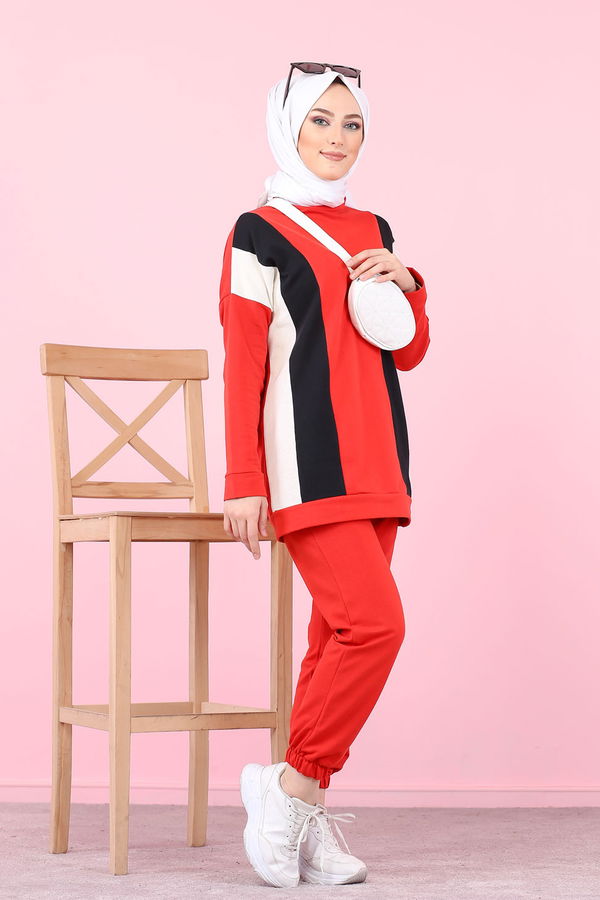 TUNIK PANTOLON Kırmızı - 3097