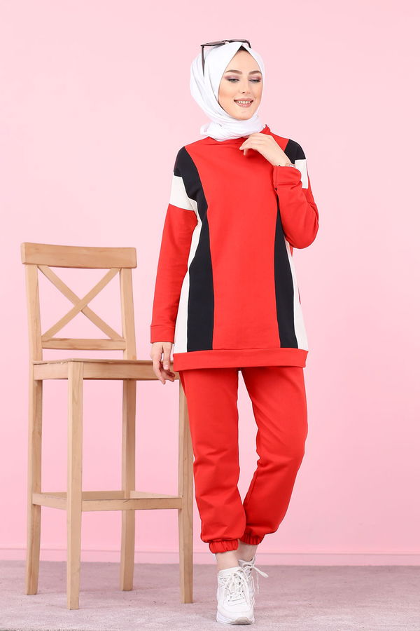 TUNIK PANTOLON Kırmızı - 3097